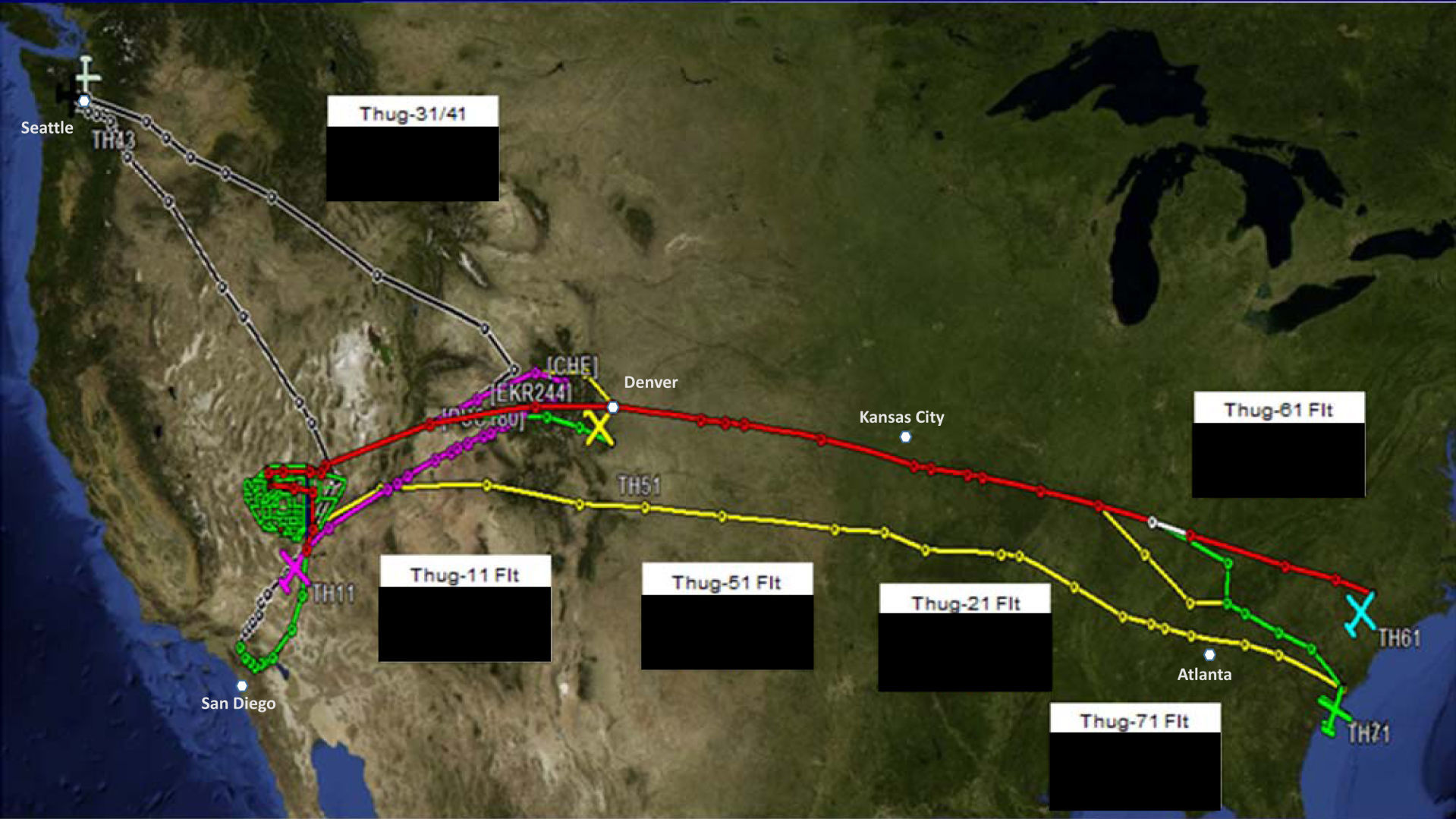 JFE Flight Route